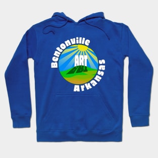 Bentonville, Arkansas Art Design Hoodie